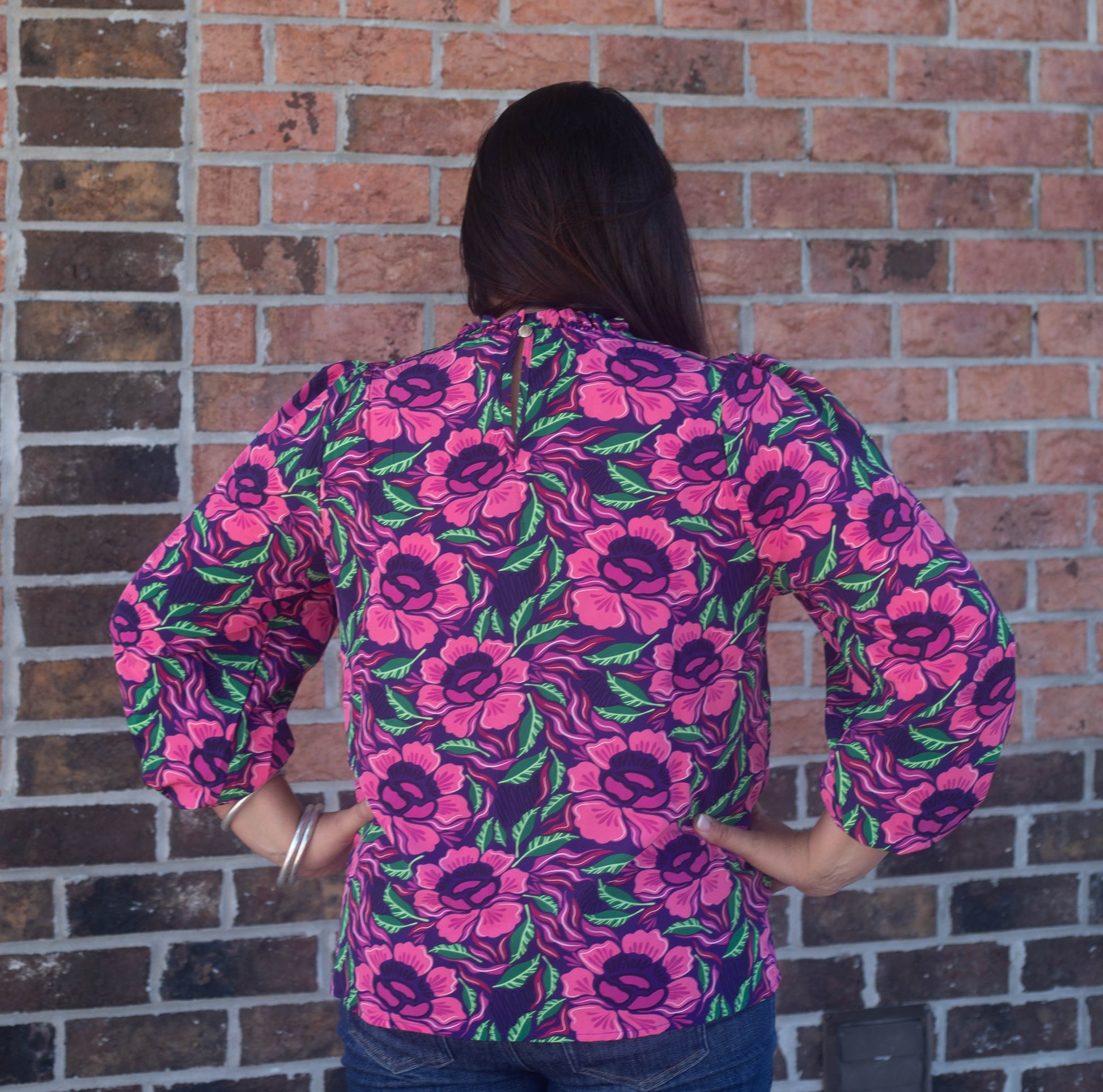 MICHELLE MCDOWELL Floral Top