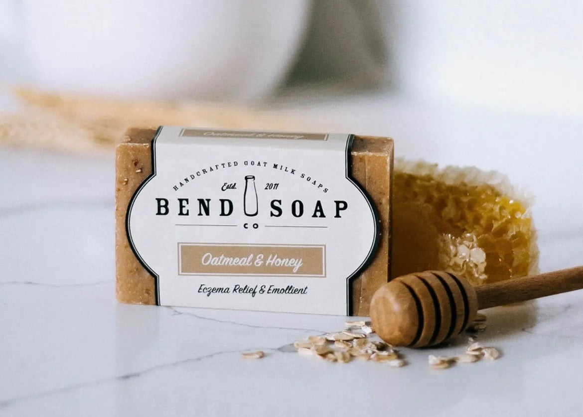 Oatmeal and Honey Goat Milk Soap Bar